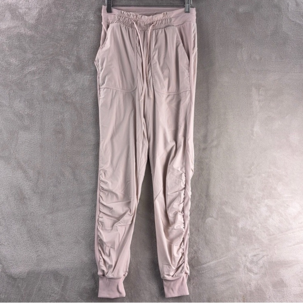 LULULEMON Beyond the Studio Jogger Pants Blush Pink 6 Small Double Lined